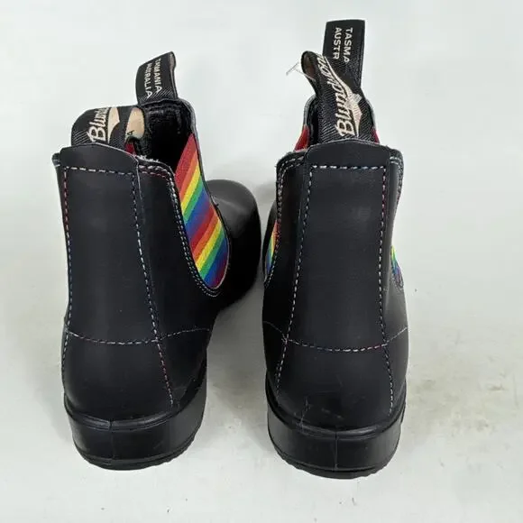 Blundstone Original 2105 Chelsea Boots Women's 7.5 Black Rainbow Elastic Slip-On - Picture 7 of 10